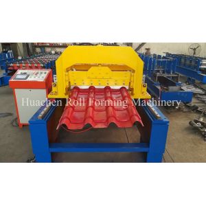 China 2 - 4 m / Min 6.5T Steel Glazed Tile Roll Forming Machine 10 Years Life Time on sale