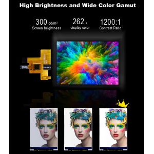 2.8 Inch 178° Ips Tft Capacitive Touch Screen Full View Angle Spi Interface