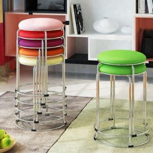 Custom Made PU Dining Chairs , Practical Leather Dining Room Chairs