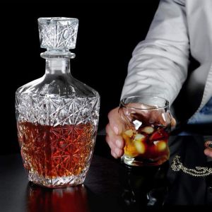 Buy cheap 27 Fluid Ounces Custom Frosted Nordic Glass Bottle for Beverage Spirit Gin Rum Liquor from wholesalers