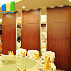 Theater Folding Partition Walls Aluminum Track Wooden Gypsum Board Wall
