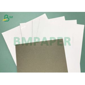 Buy cheap 1mm 1.8mm thick white liner duplex board grey backing sheets recycled pulp from wholesalers