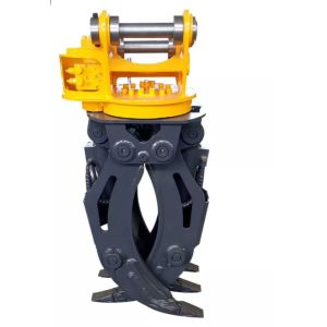 Excavator 360Rotating Hydraulic Type Log Grapple for 15Ton CAT315 Excavator High