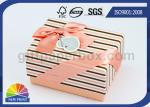 Buy cheap Fashion Reusable Hard Cover Pink Lovely Paper Box with Dividers Inside , Wedding Gift Boxes from wholesalers