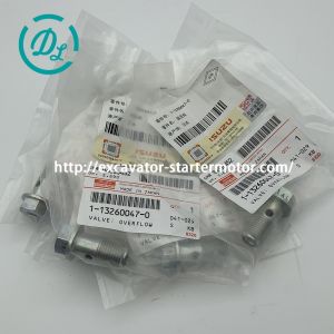 EexcavaStart ISUZU 6BG1 Engine Overflow Valve OEM 1-13260047-0