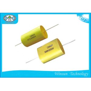 Buy cheap Small Size Metallized Polyester Capacitor High Voltage , CBB20 Axial Film Capacitor product