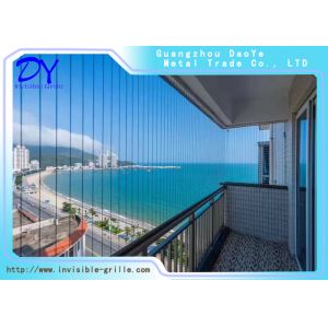 China High Strength SS316 Grade Balcony Invisible Grille Easily Maintained on sale