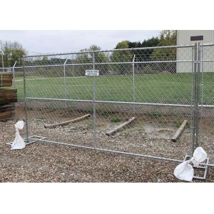 Buy cheap ''Genius Youth" 6ft x 12ft temporary chain link fence 1 5/8" tube thick 16ga chain mesh 2.25" x 2.25" TOPFE/57mm x 57mm from wholesalers