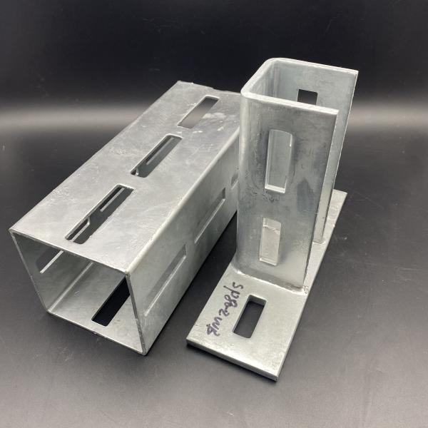 Quality Modular Profile 120x100x4mm Electrical Galvanized Square Channel for sale