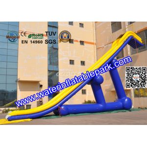 Buy cheap Giant Pool Slides Inflatable Water Games With PVC Tarpaulin from wholesalers