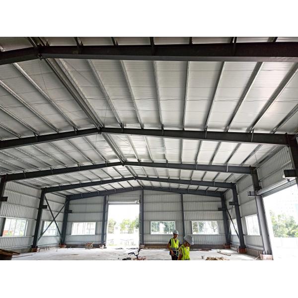 Buy cheap Steel Structure Galvanized Warehouse With Electric Shutter Door from wholesalers