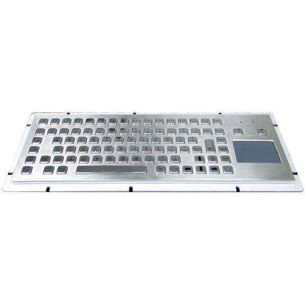 Quality Rugged Stainless Steel Industrial Keyboard With Mouse Touchpad for sale