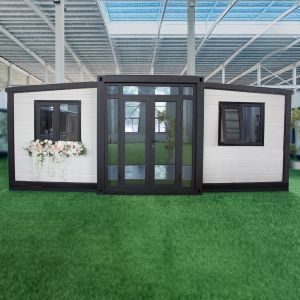 Buy cheap Compact Structure Expandable Container House Steel Frame Prefab Container Homes from wholesalers
