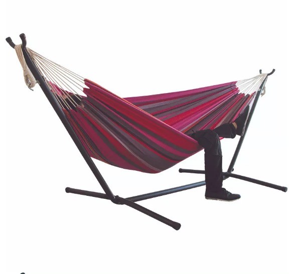Buy cheap Stainless Steel Canvas Folding Hammock With Stand 200kg Weight Capacity from wholesalers