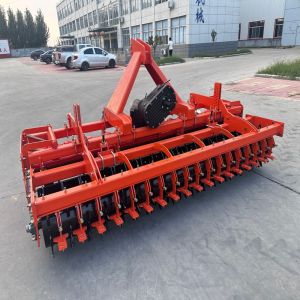 Buy cheap High-Efficiency Power-Driven Harrow for Soil Loosening and Leveling | Tractor PTO-Powered Soil Preparation Machine from wholesalers
