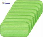 Buy cheap 5X8.6 Wet Floor Mopping Pads Green Fiber Stripe Style Spray Mop Pad from wholesalers