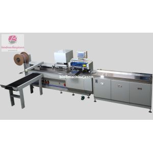 Automatic wire o binding machine PBW580S with punching and auto feed conveyor