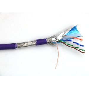Buy cheap High Frequency UTP network Cat6 SFTP Cable 350M BC Conductor Al Foil Shielded from wholesalers