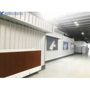 Steel Structure Poultry Shed for Broilers and Layers with Galvanized Frame