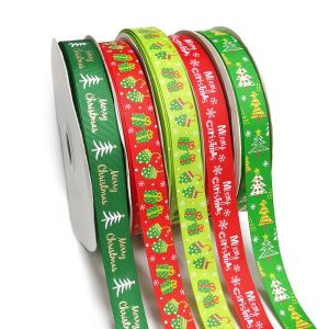 Buy cheap Fancy design colorful polyester tape with christmas tree and snow printing christmas ribbon from wholesalers