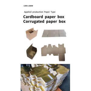 Corrugated Box Dual- Lock Bottom Spraying Cold Glue Machine with Packaging Type