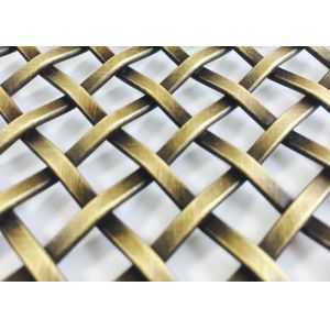 Buy cheap 3mm Curly Decorative Wire Mesh Grilles PVD from wholesalers