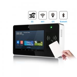 China Wireless 3G Android fingerprint RFID card Time Attendance System Terminal with WIFI and GPS on sale
