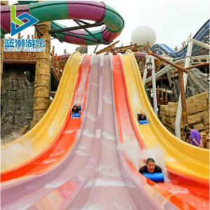 China Commercial Amusement Aqua Park Equipment Toboggan Fiberglass Water Park Slides on sale