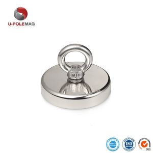 Buy cheap Max Working Temperature 80 Celsius 35 LB Pull Power Ferrite Cup Magnets for Mounting from wholesalers