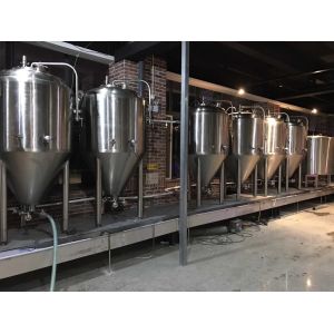 Buy cheap 2000L Large Scale Brewing Equipment 304 Sanitary Pumps With VFD Controls from wholesalers