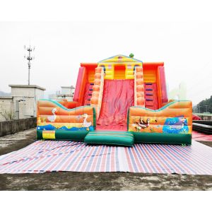 Buy cheap Quadruple Stitching Commercial Inflatable Slide Children Bounce House Jumping Castle from wholesalers