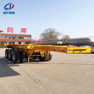2-3 Axle Skeleton Semi Trailer for 20ft 40ft Containers