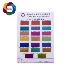 Buy cheap Screen Printing Yellow Green To Blue Optical Varible Ink from wholesalers