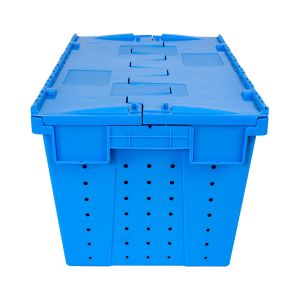 Buy cheap Convenient Hinged Lid Moving Crate with Lockable Design and Customized Color Option from wholesalers