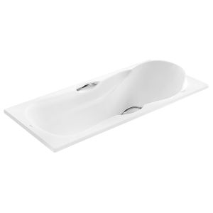 Buy cheap A15803 classical Small Built In Bathtub 120L Soaking With Grab Bars product