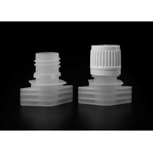 China Easy Open 13mm Screw PE Plastic Spout Caps For Doypack on sale