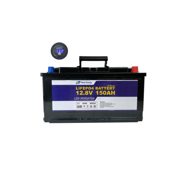 Buy cheap 1920Wh LiFePo4 Battery 12V 150Ah With LED Lithium Ion Battery For Electric Scooter from wholesalers