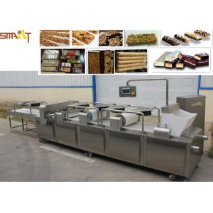 China Stainless Steel Cereal Bar Making Machine Siemens PLC Control on sale