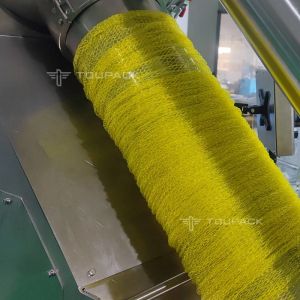Buy cheap 5kg Fruit And Vegetable Packaging Machine Castanea Mollissima Auto Mesh Net Bag Weighting Counting Netting Clipping from wholesalers