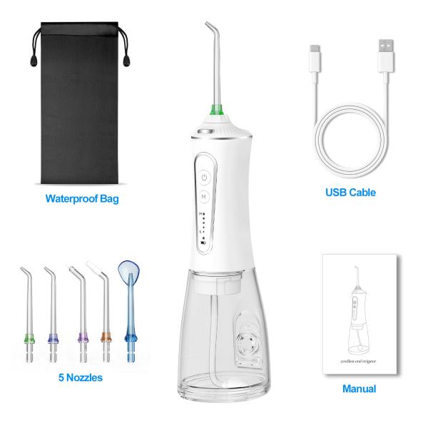 Buy cheap Portable Oral Irrigator Cordless Water Flosser with Charging Time 5 hours ABS Plastic from wholesalers
