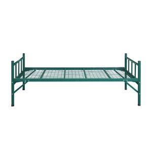 Buy cheap spray paint Army Folding Single Metal Bed Frame from wholesalers