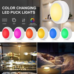 Buy cheap 3 Inches Round LED Puck Lights 40 Lumens  With Timer No Motion Sensor from wholesalers