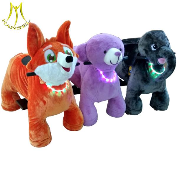 Quality Hansel animals kids riding scooters and ride on animal toys for children with walking horse animal ride for sale