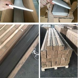 Soft PVC Flexible Waterproof Skirting Board with Moulding Processing and Glossy