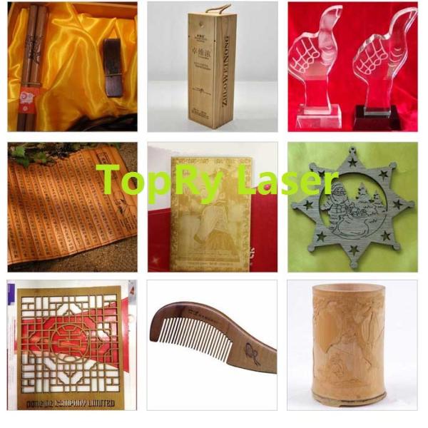 Quality Acrylic Crystal Plexiglass CO2 Laser Cutting Engraving Machine(JM1280) for sale