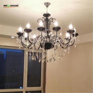 Buy cheap Black and silver crystal chandelier light fixtures ( WH-CY-20) from wholesalers