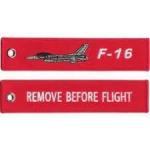 Buy cheap Custom Remove Before Flight Keychain Extremely Durable Embroidered Key Tags from wholesalers