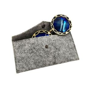 Buy cheap Unisex Felt Glasses Bag Custom Sunglasses Case Easy To Carry from wholesalers
