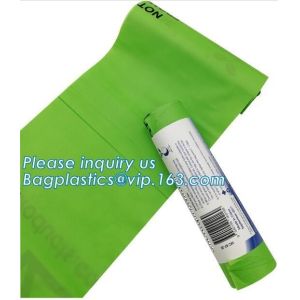 Biodegradable & Compostable Transparent Poly Flat Bags On Roll With Paper Core