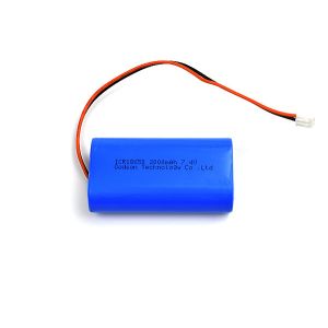 Buy cheap 2000mah 7.4 V Li Ion Battery Icr18650 PVC Jacket For Emergency Lighting from wholesalers